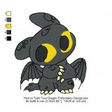 How to Train Your Dragon Embroidery Design